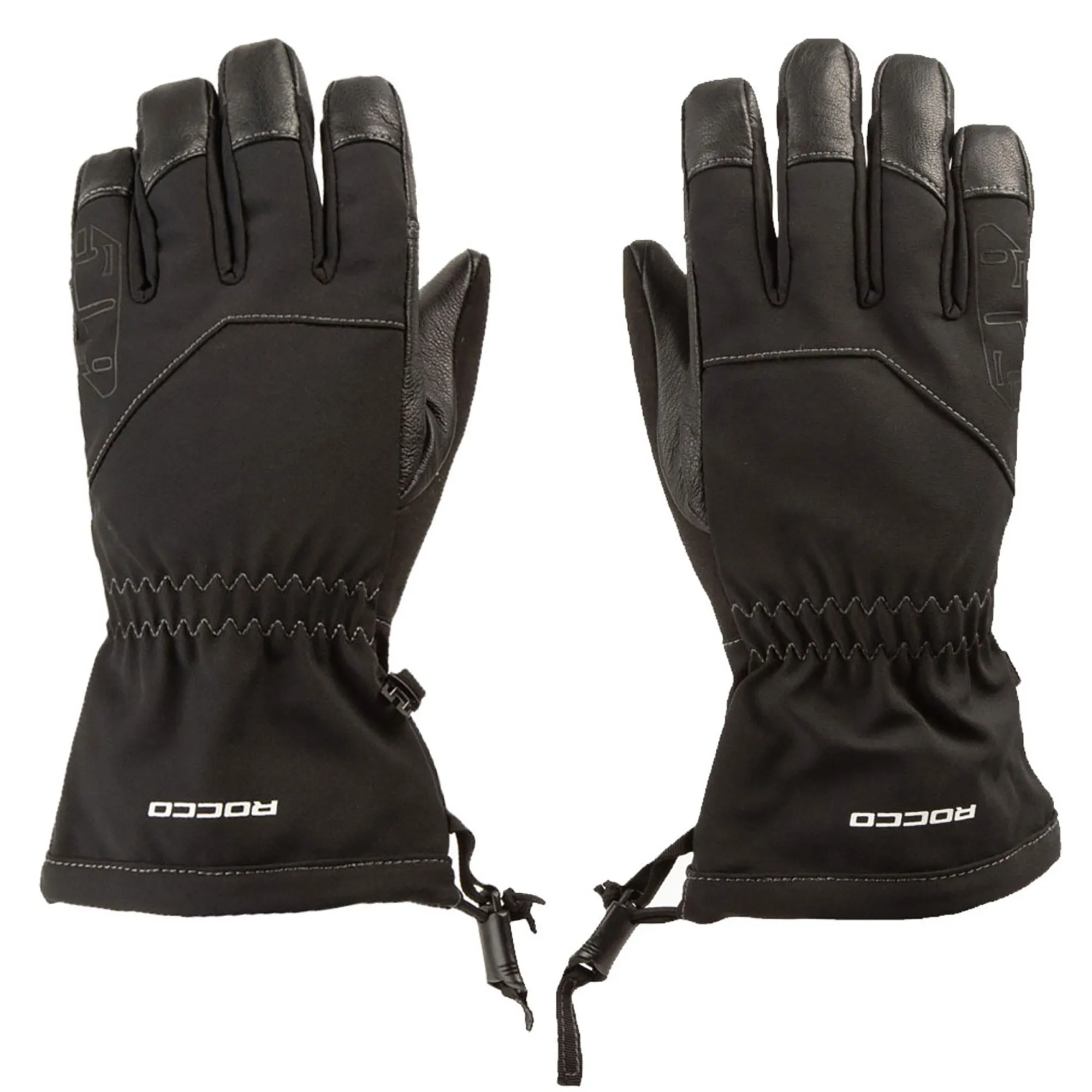 509  Youth Rocco Guantlet Mitten Snowmobile Waterproof Insulated Warm Liner Black