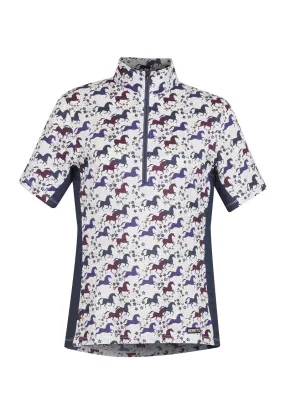 Aire Ice Fil® Oyster Short Sleeve Shirt -  Print