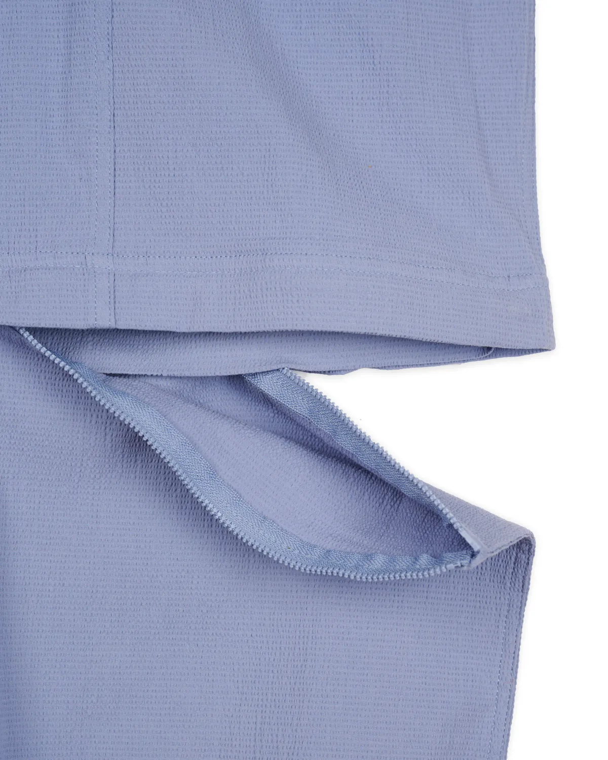 Alpinist Seersucker Convertible Pant - Slate Blue