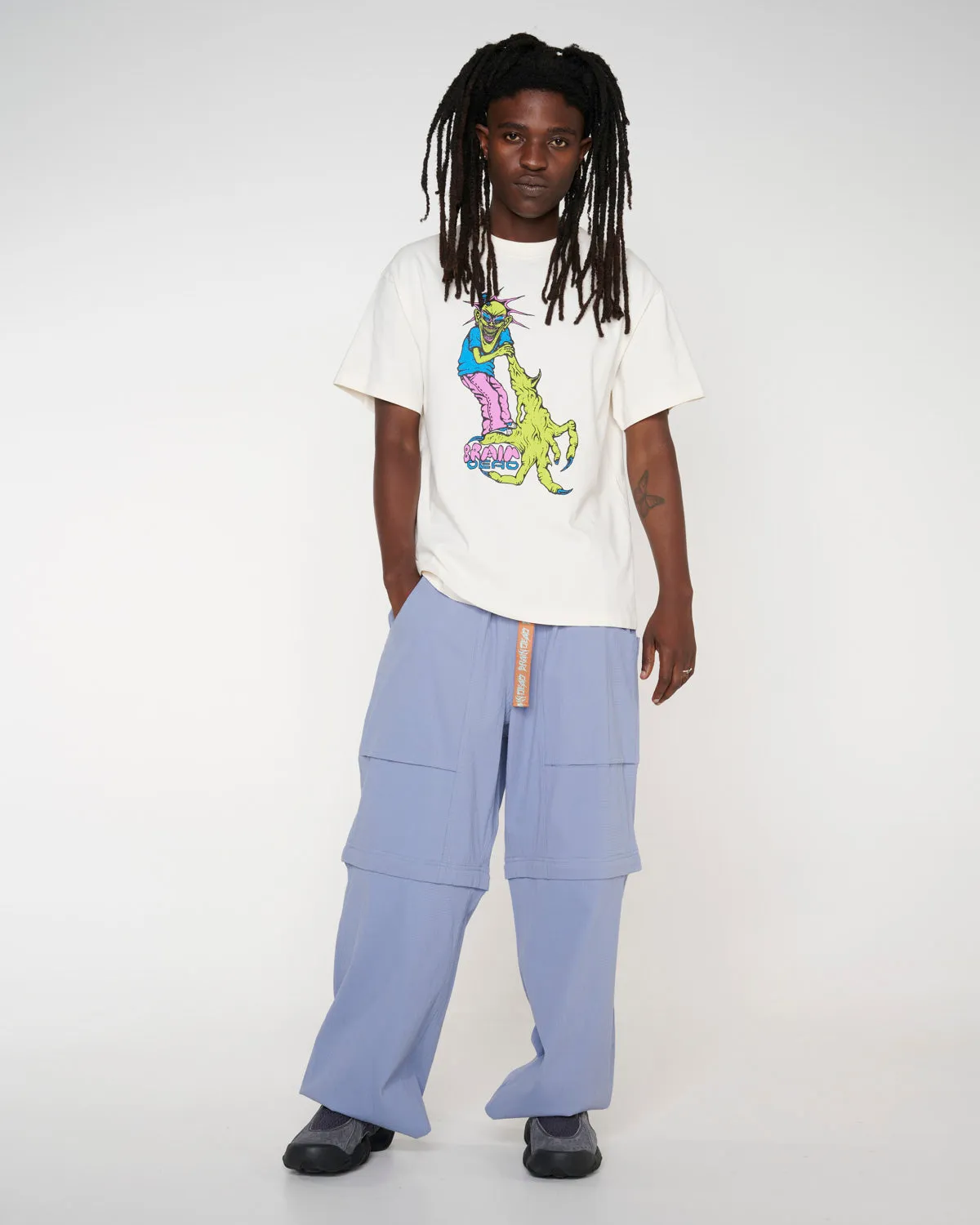Alpinist Seersucker Convertible Pant - Slate Blue