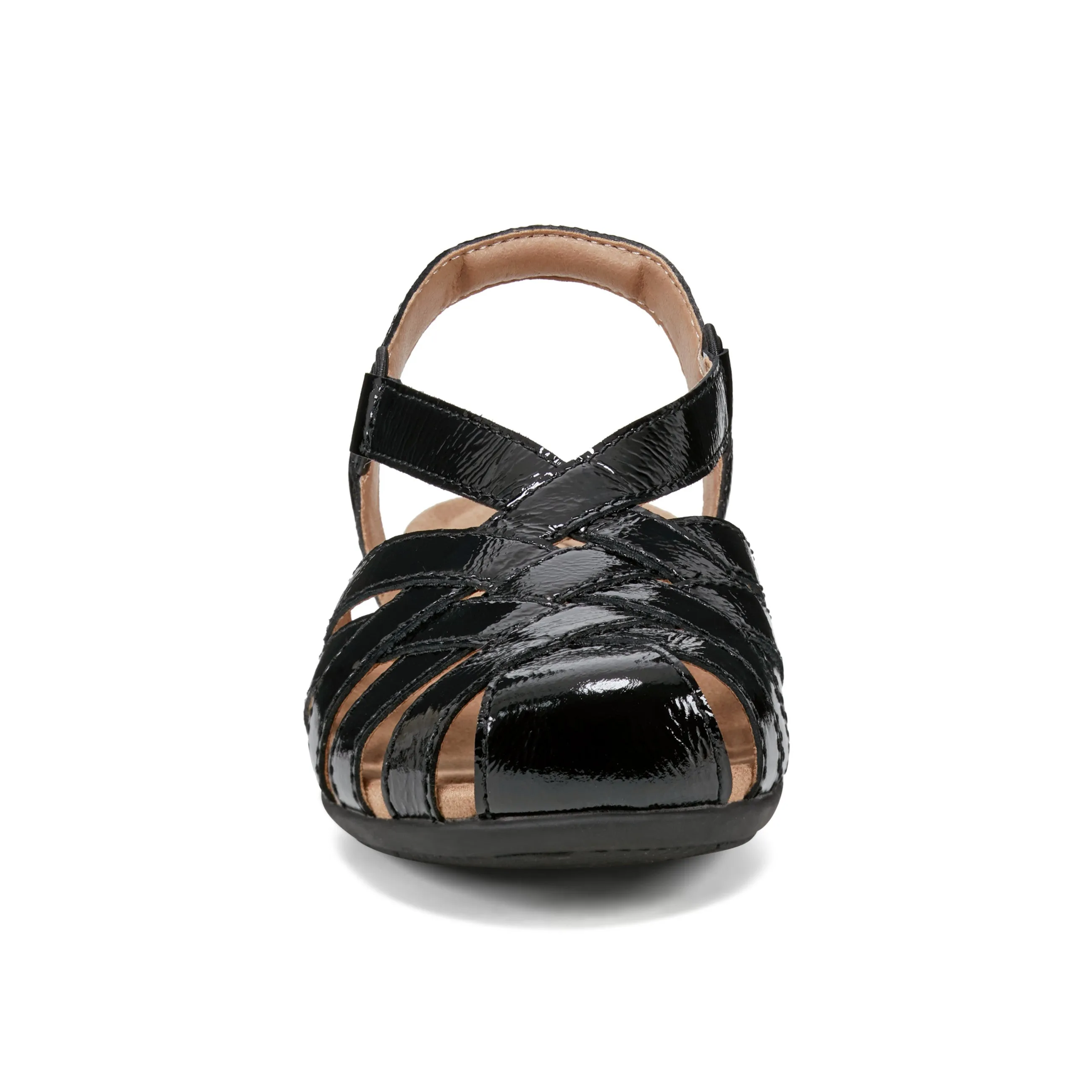 Berri Woven Casual Round Toe Slip-on Sandals