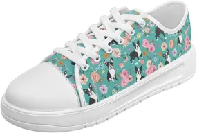 Canvas Sneaker for Women Slip On Low Cut Dog Lovers Casual Walking Shoes Ladies Comfort Tennis Sneakers