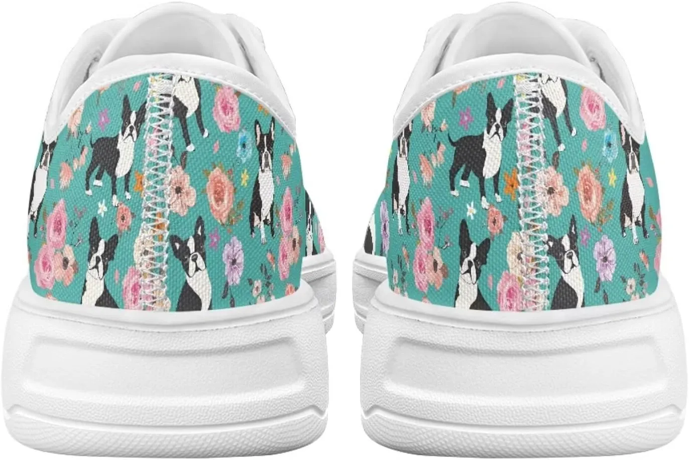 Canvas Sneaker for Women Slip On Low Cut Dog Lovers Casual Walking Shoes Ladies Comfort Tennis Sneakers