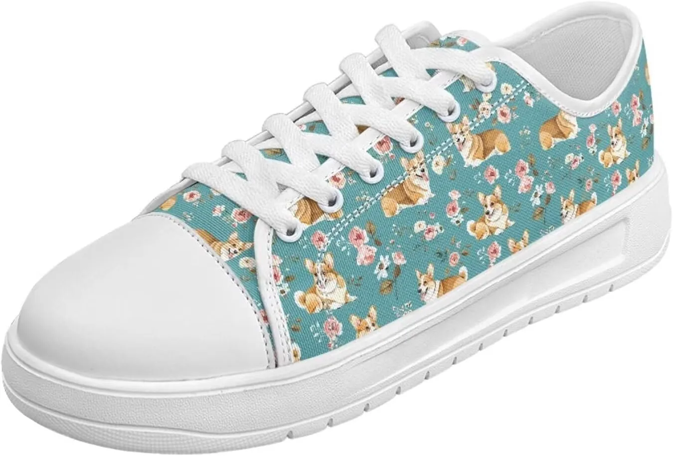 Canvas Sneaker for Women Slip On Low Cut Dog Lovers Casual Walking Shoes Ladies Comfort Tennis Sneakers