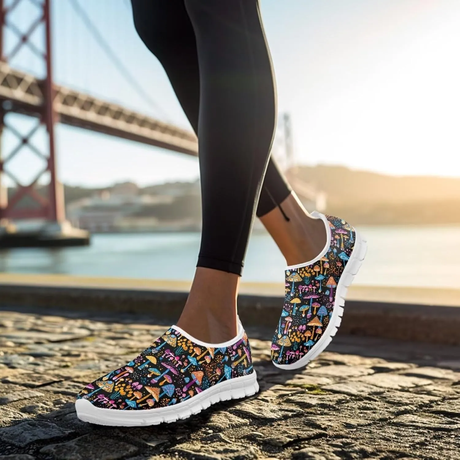 chaqlin Fashion Low Up Shoes Loafers Non Slip Mesh Athletic Sneaker for Women Men Causal Hiking Walking
