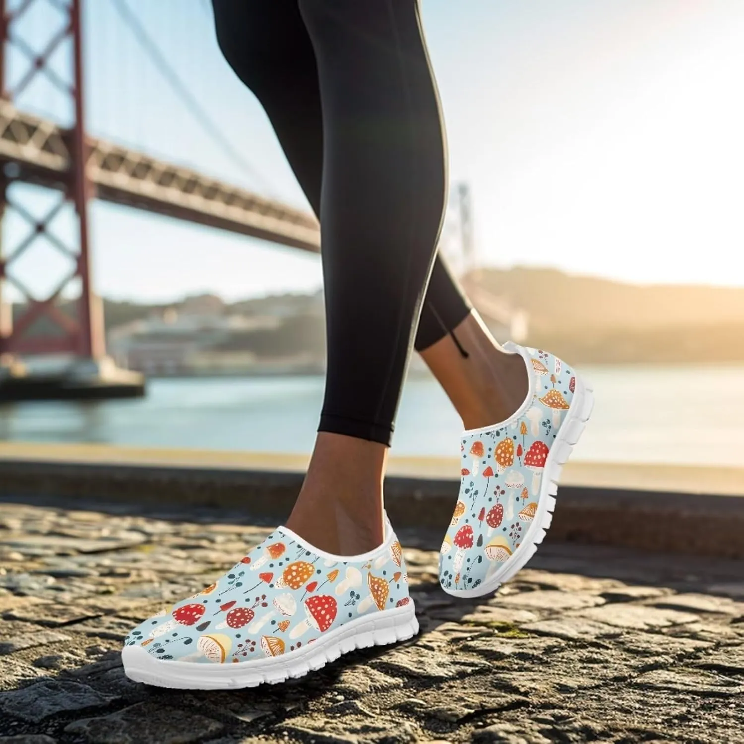 chaqlin Fashion Low Up Shoes Loafers Non Slip Mesh Athletic Sneaker for Women Men Causal Hiking Walking