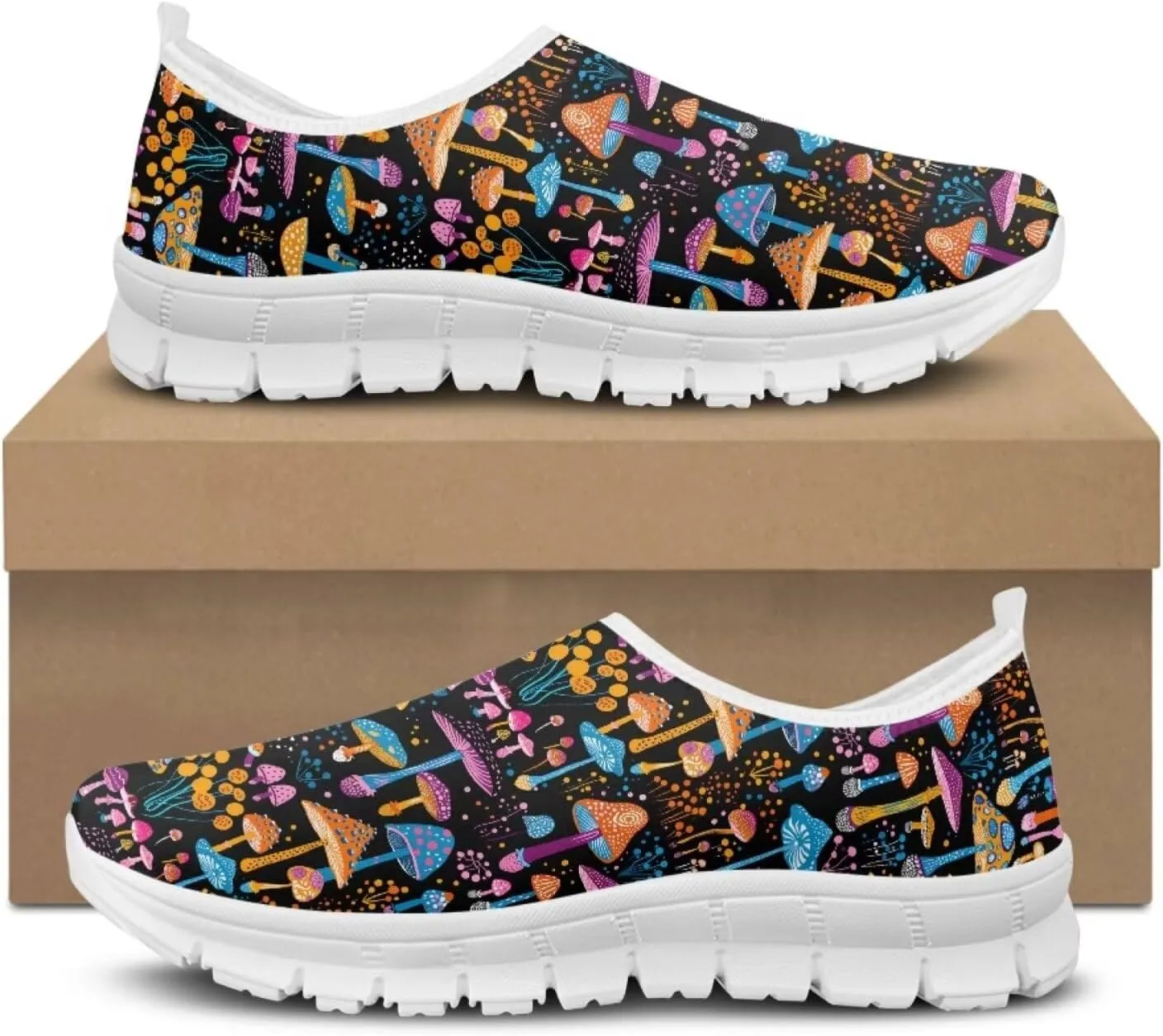 chaqlin Fashion Low Up Shoes Loafers Non Slip Mesh Athletic Sneaker for Women Men Causal Hiking Walking