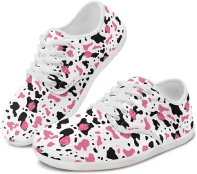 chaqlin Lace Up Sneakers for Women Wide Width Casual Work Business Dressy Shoes Classic Low Cut Barefoot Sneaker