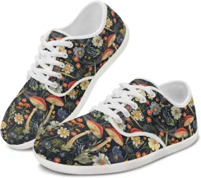 chaqlin Lace Up Sneakers for Women Wide Width Casual Work Business Dressy Shoes Classic Low Cut Barefoot Sneaker