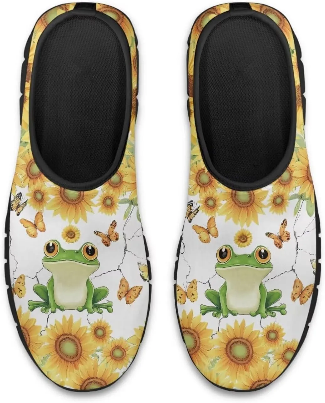 Cute Animals Sneakers for Women Low-Cut Casual Flats Breathable Mesh Loafers Shoes Slip on Athletic Shoes
