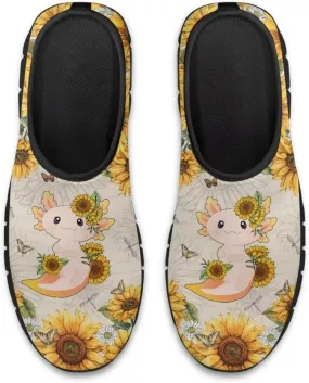 Cute Animals Sneakers for Women Low-Cut Casual Flats Breathable Mesh Loafers Shoes Slip on Athletic Shoes