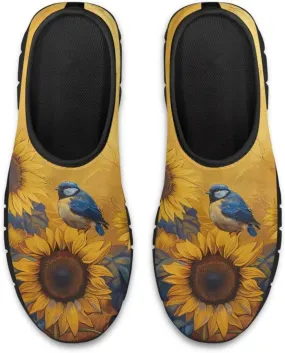 Cute Animals Sneakers for Women Low-Cut Casual Flats Breathable Mesh Loafers Shoes Slip on Athletic Shoes