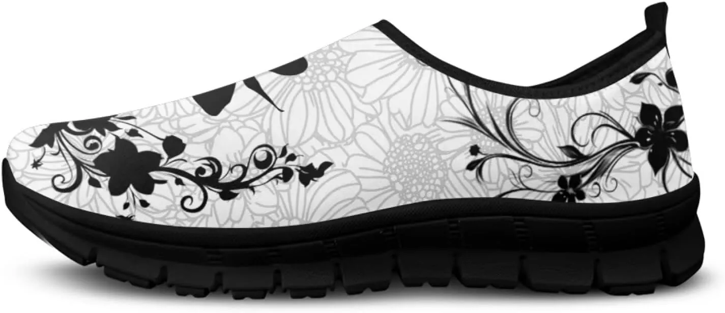 Forchrinse Walking Shoes for Women Men Low Cut Home Loafers Lightweight Slip on Running Shoes Outdoor Shoe