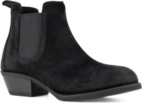 Frye Supply Women's Safety-Crafted Steel Mid-Cut Dark Brown Chelsea Boot