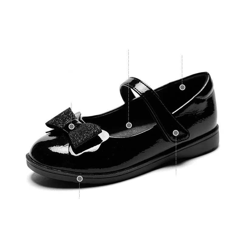 Girls Velcro Student Shoes