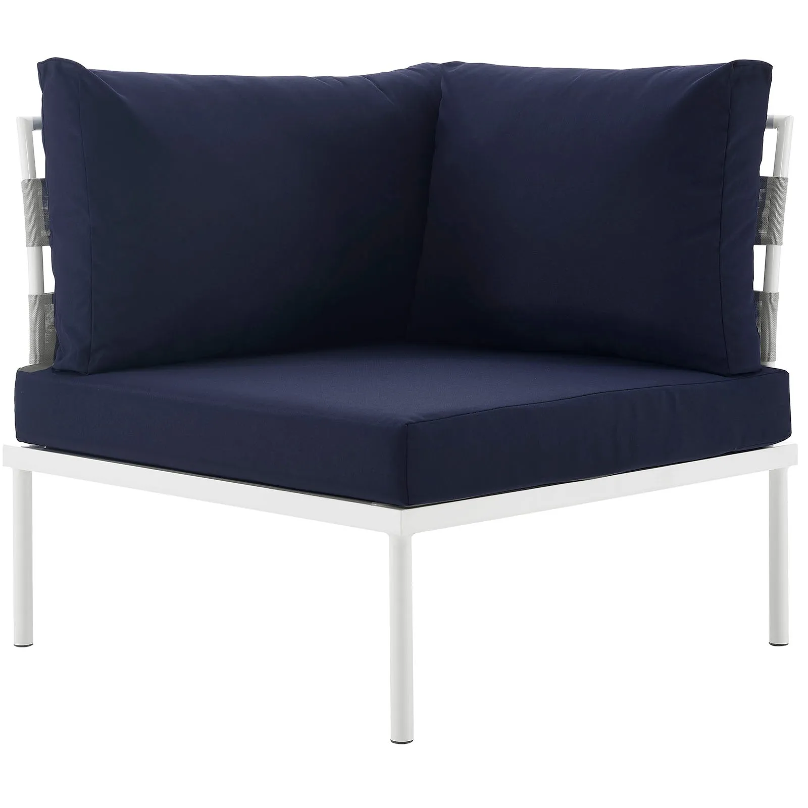 Harmony Outdoor Patio Aluminum Corner Sofa