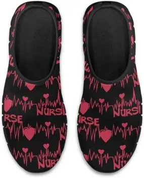 Heart Casual Sneakers for Women Show Loves Slip on Loafers with Arch Support Low Cut Shoes Valentine's