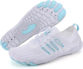 Hike Footwear Barefoot Shoes Womens Mens, Pro Water Shoes Women Men Barefoot Hike Shoes Travel Shoes, Wide Toe Box Non-Slip Breathable Zero Drop Shoes (US 7.5)