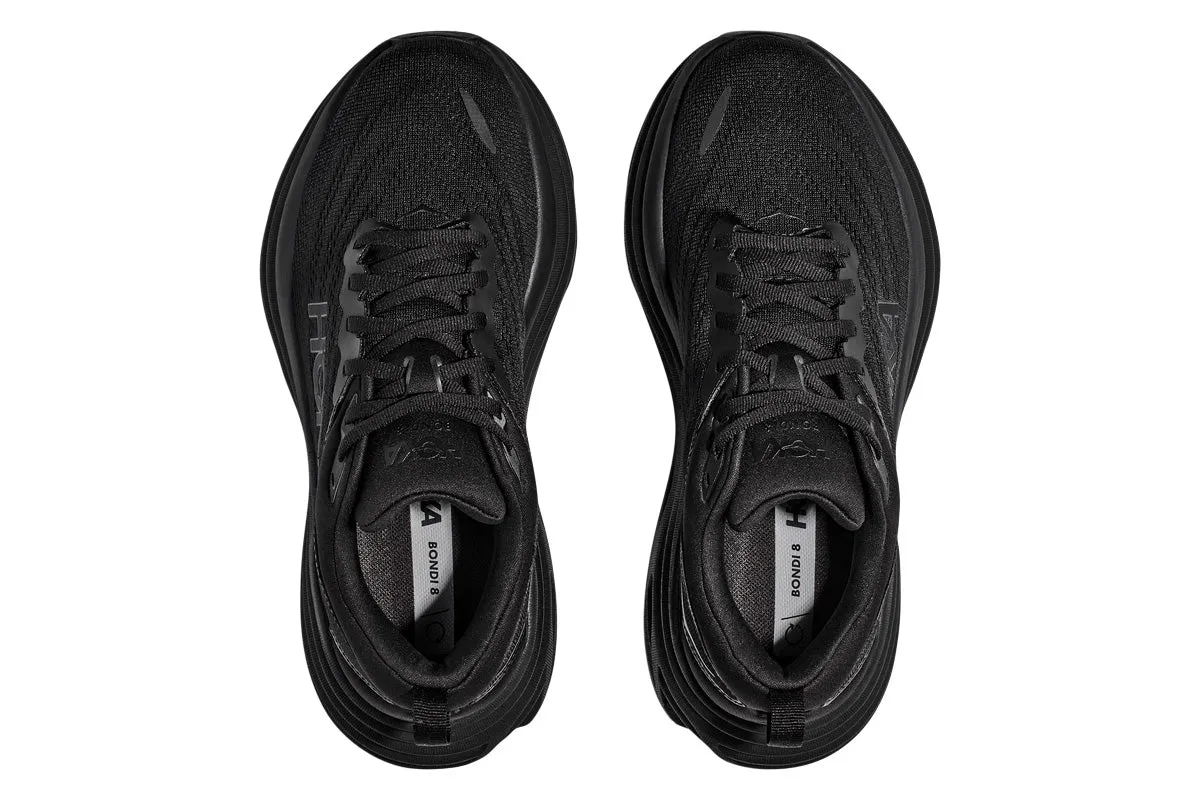 Hoka Bondi 8 B Black/Black Rock Womens