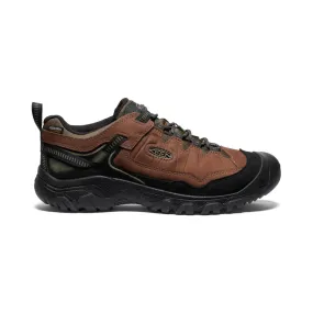 Mens Keen Targhee IV Waterproof Hiking Boots in Bison Brindle - Durable Outdoor Footwear for All Terrain