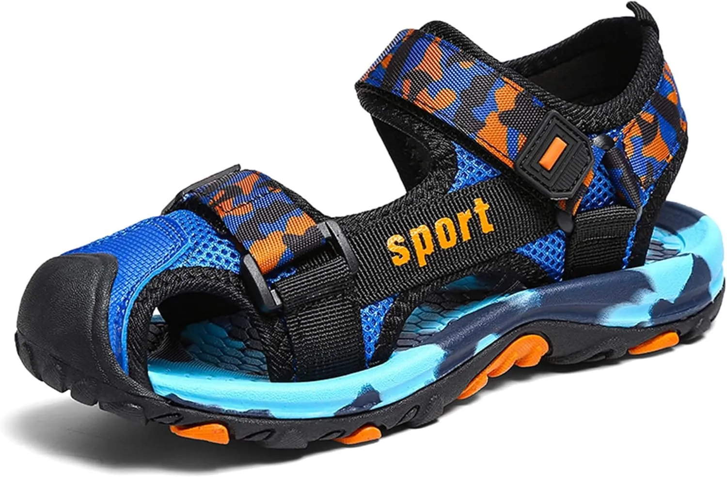 Kids Sandals Boys Comfortable Breathable Open Toe Sandals Casual Walking Sandals Lightweight Wading Sandals
