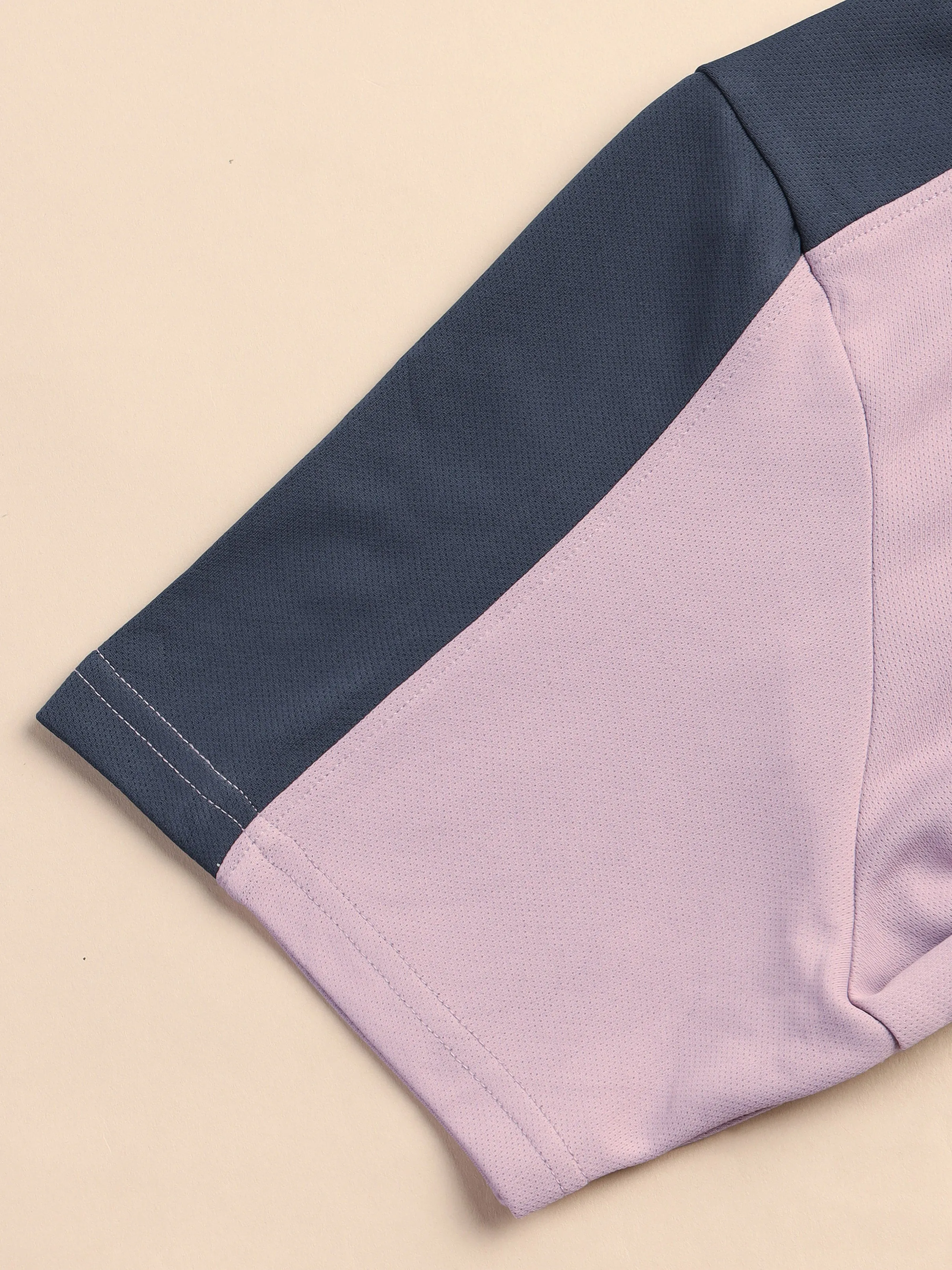 Men Colorblock Relax Fit Polo T-shirt with TECHNO COOL 