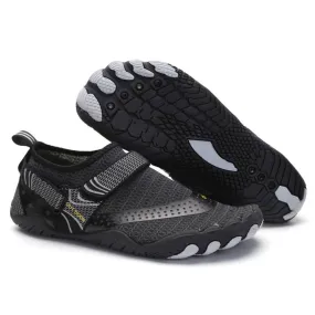 Men’s & Women’s Water Shoes Barefoot Quick Dry Aqua Sports - Black Size EU41 = US7.5