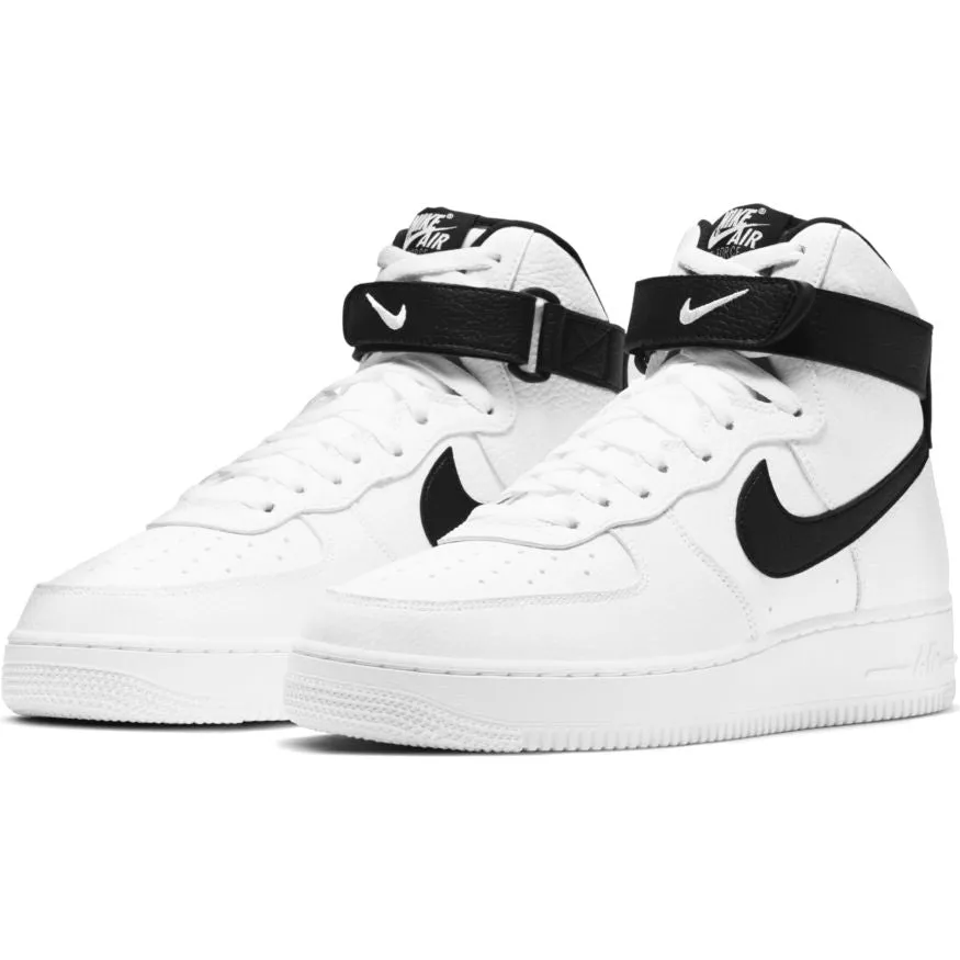 Nike Air Force 1 07 High Mens Sneakers - White/Black