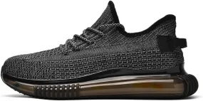 Men's Running Shoes Colorblock Design Lightweight Breathable Non-Slip Casual Lace Up Air Cushion Walking Shoes Comfortable Cushioning Trail Running Shoes Men Fashion Sneakers Tennis Shoes