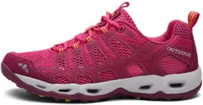 MIOKE Women's Lightweight Mesh Hiking Shoes Outdoor Running Trail Hiker Non-Slip Climbing Backpacking Shoes