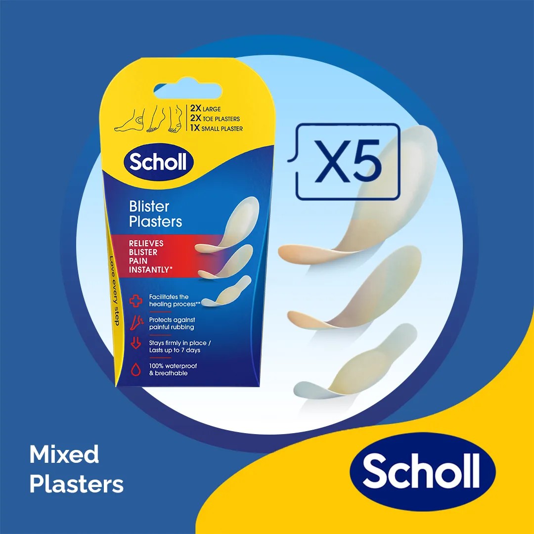 Mixed Blister Plasters Pack of 5