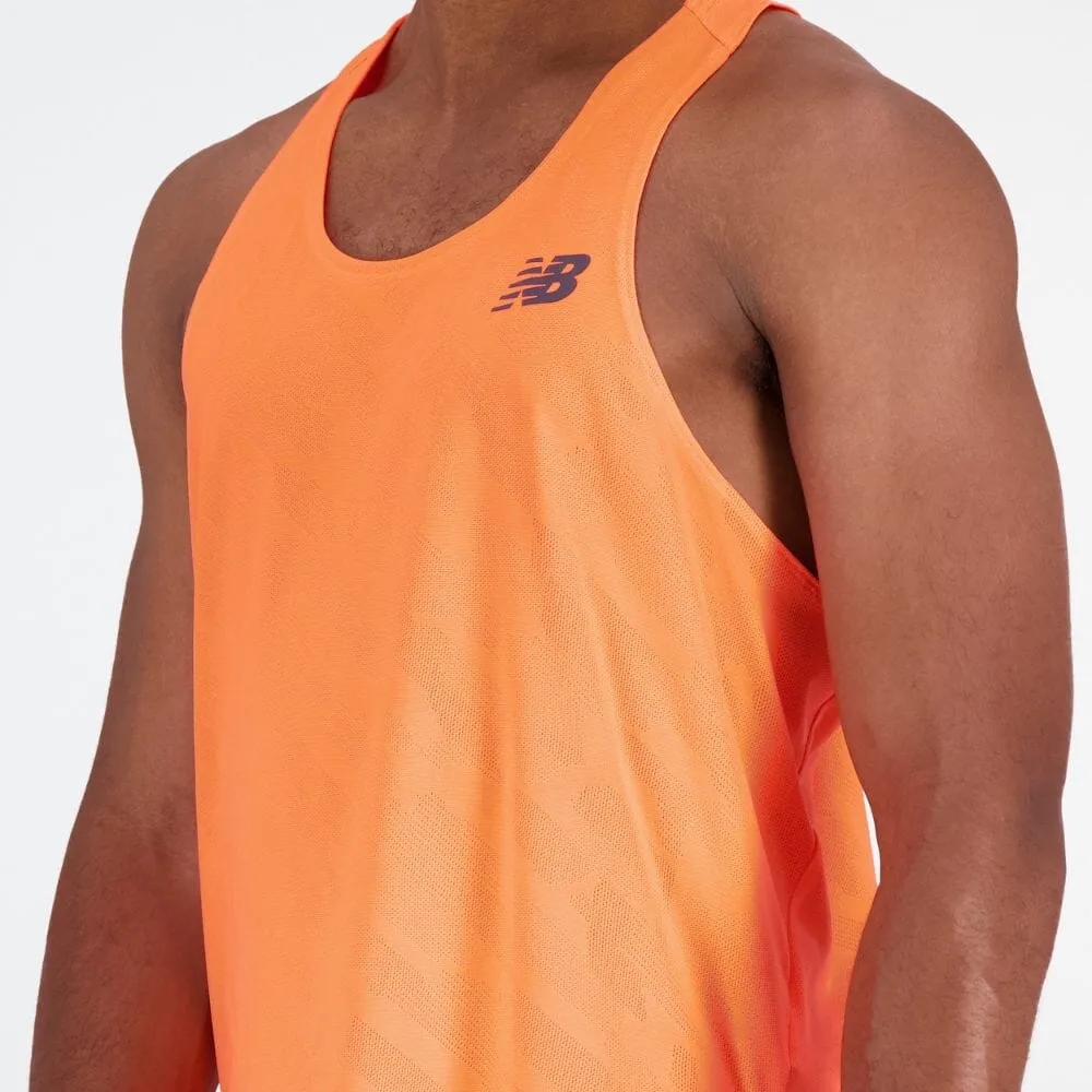 New Balance Men's Q Speed Jacquard Singlet