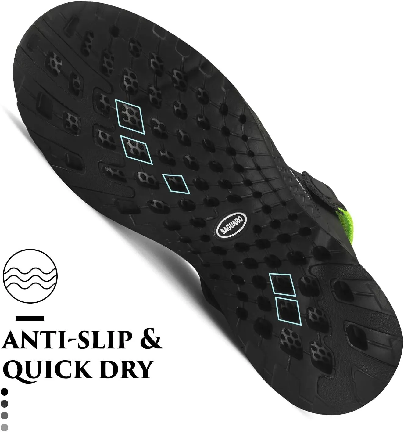 SAGUARO Men's Women's Quick Dry Garden Shoes Lightweight Breathable Gardening Clog Water Shoes Mesh Sandals for Sports Outdoor Beach Pool Exercise