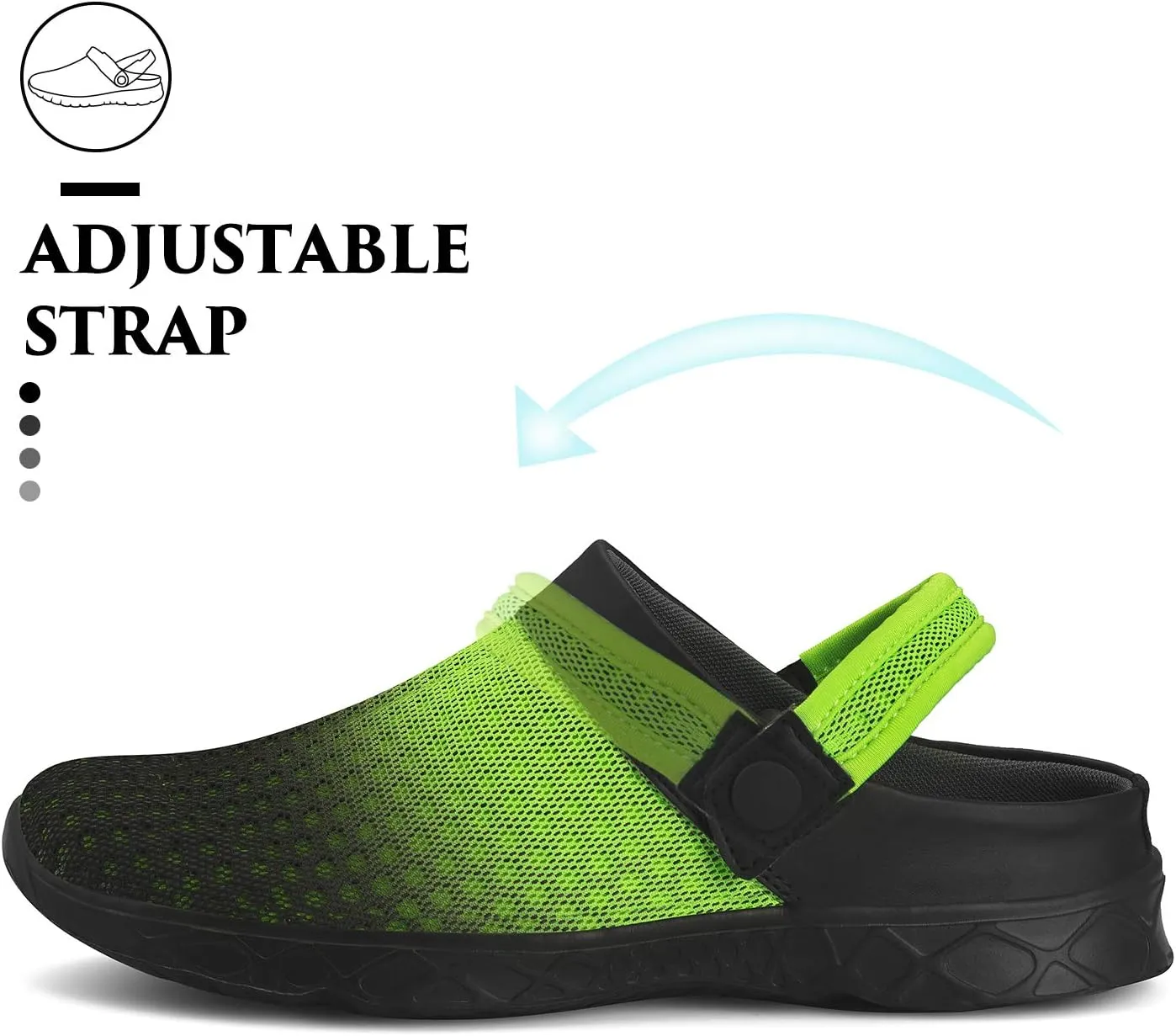 SAGUARO Men's Women's Quick Dry Garden Shoes Lightweight Breathable Gardening Clog Water Shoes Mesh Sandals for Sports Outdoor Beach Pool Exercise