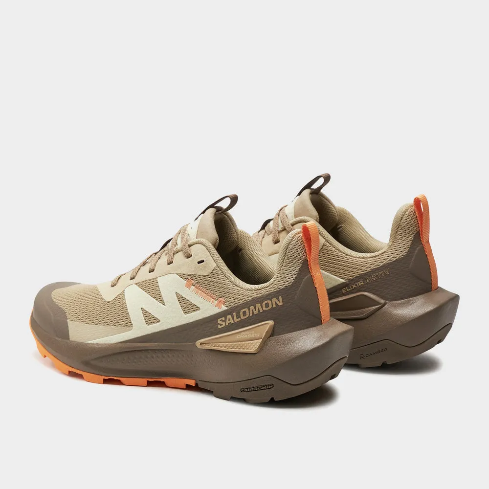 Salomon Women's Elixir Activ Trail Running Beige/Brown _ 181715 _ Beige