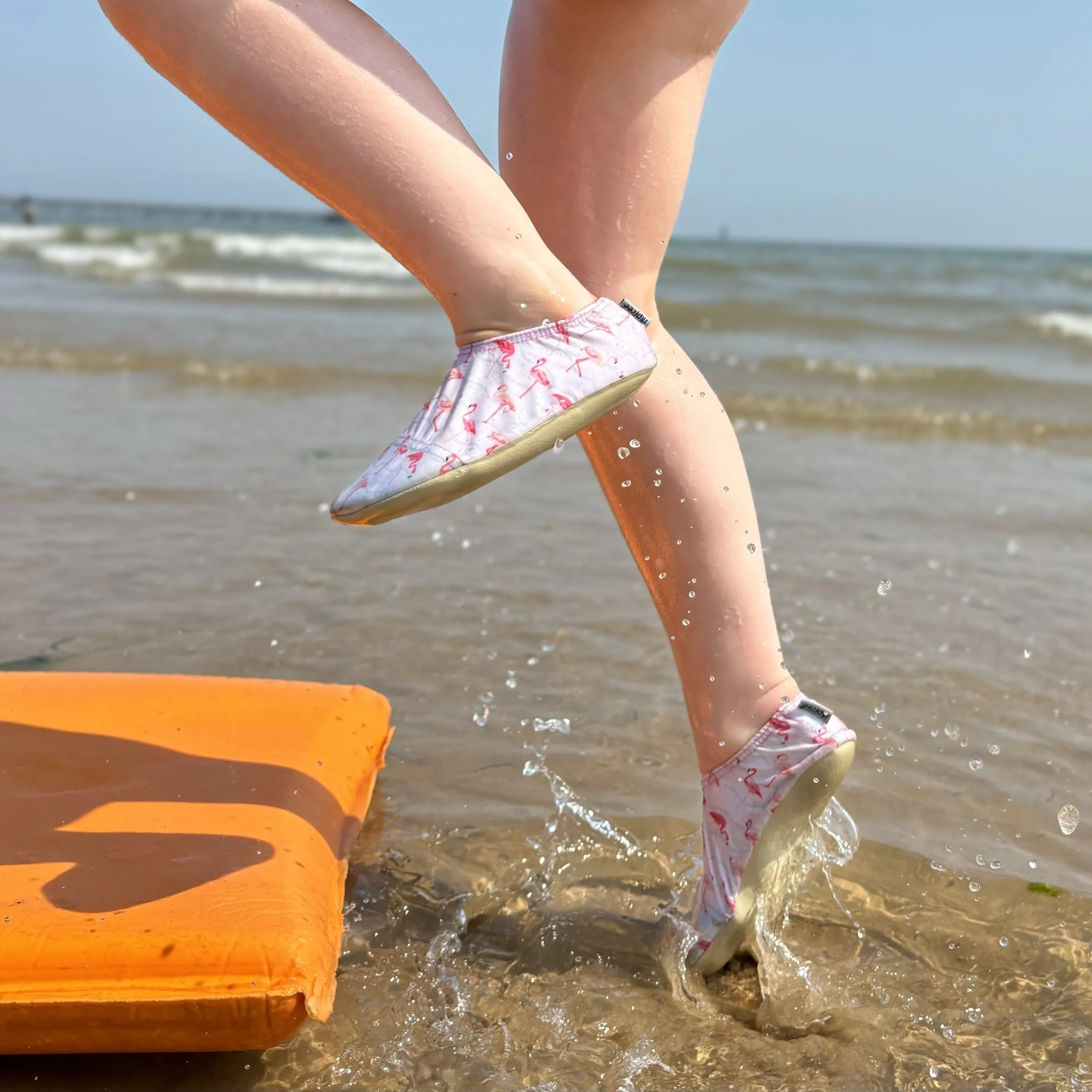 Simurg Pink Flamingo Kids Slipfree Shoes