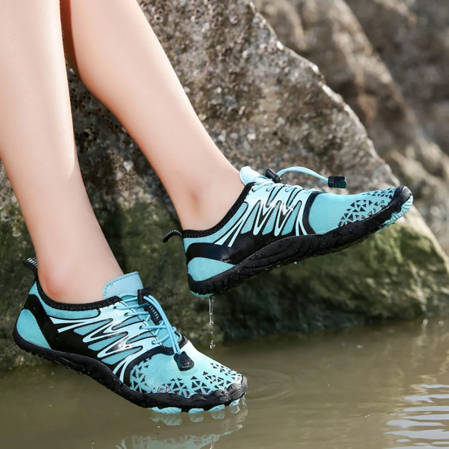 Swimming Shoes for Women Men Wading Diving Beach Shoes Hiking Footwear Barefoot Quick-Dry Grounded Barefoot