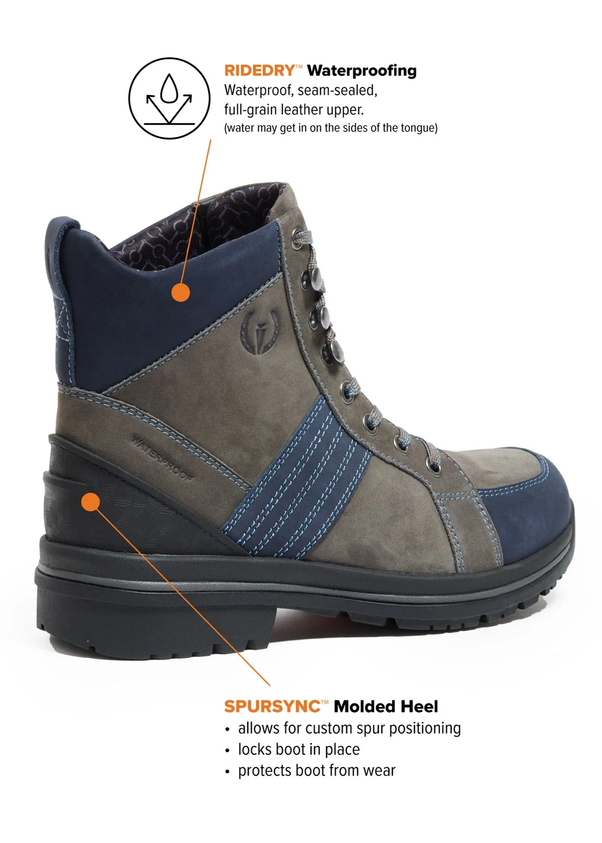 Trail Blazer Waterproof Lace Up Barn Boot
