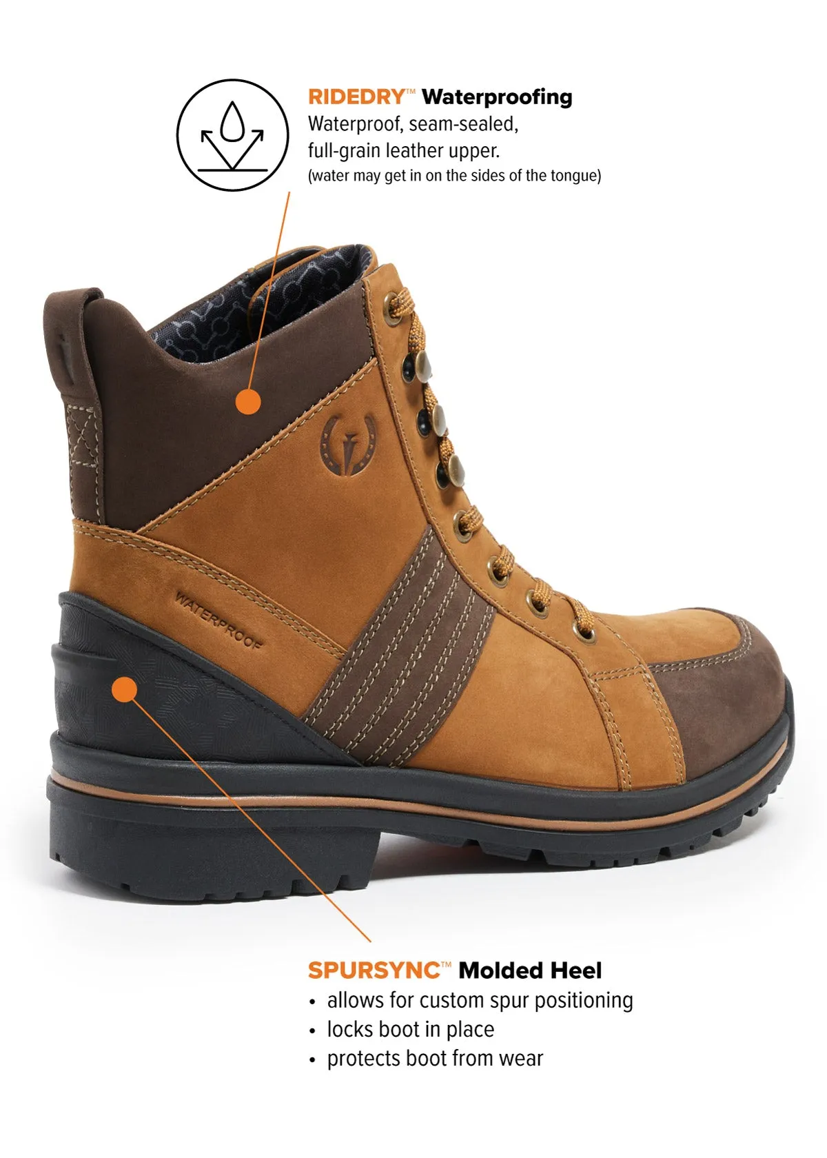 Trail Blazer Waterproof Lace Up Barn Boot