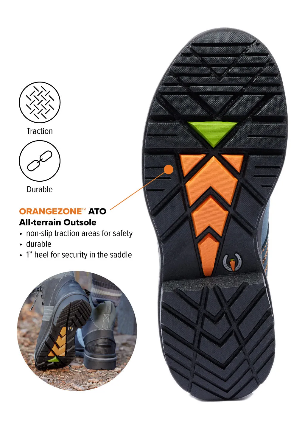 Trail Blazer Waterproof Lace Up Barn Boot