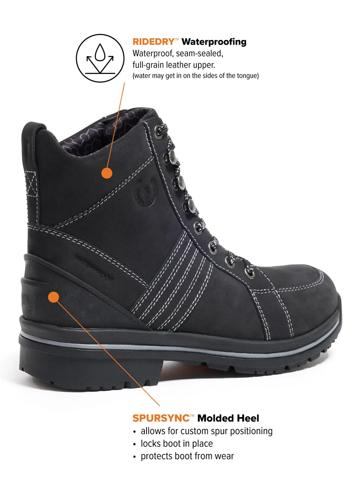 Trail Blazer Waterproof Lace Up Barn Boot