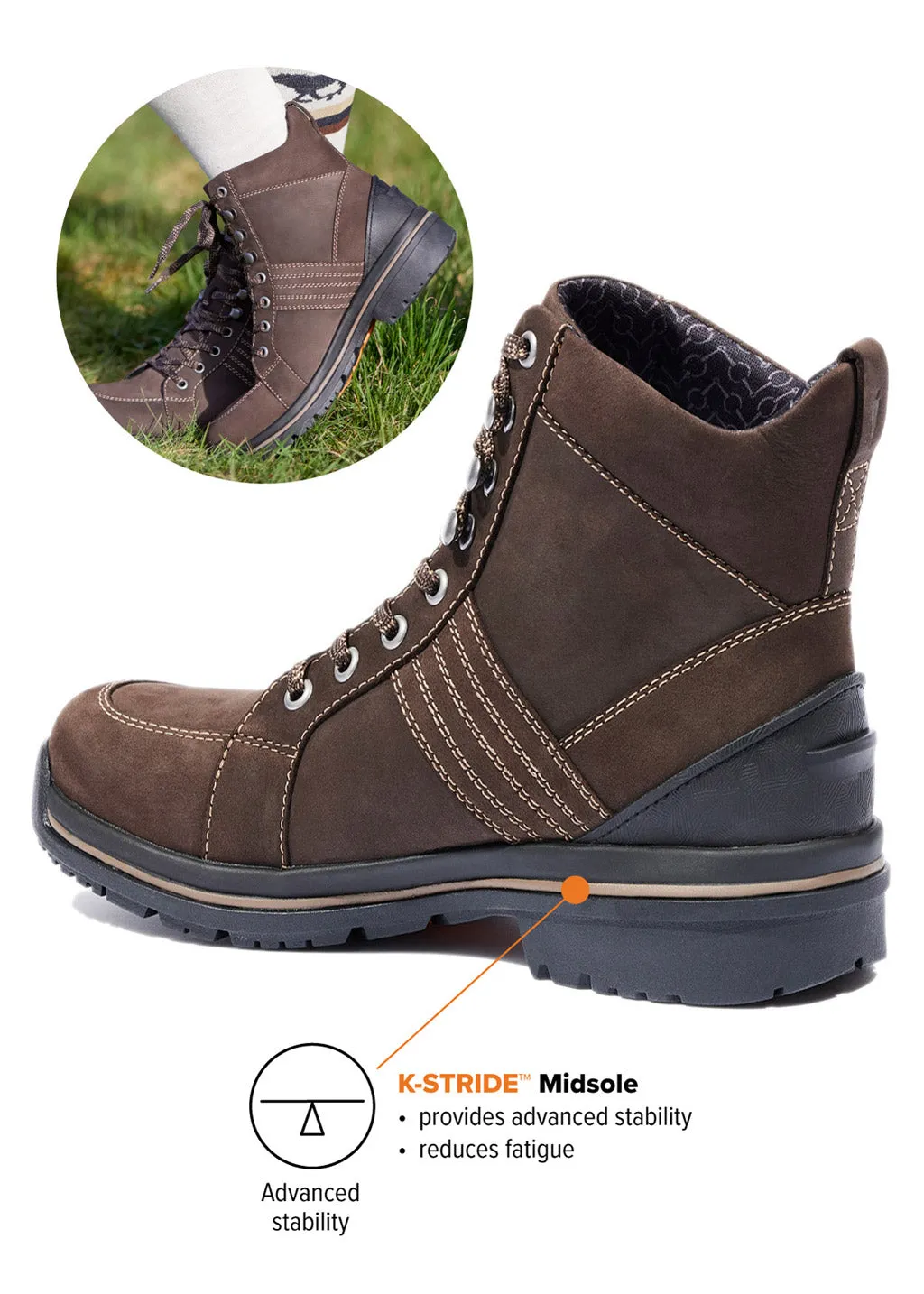 Trail Blazer Waterproof Lace Up Barn Boot
