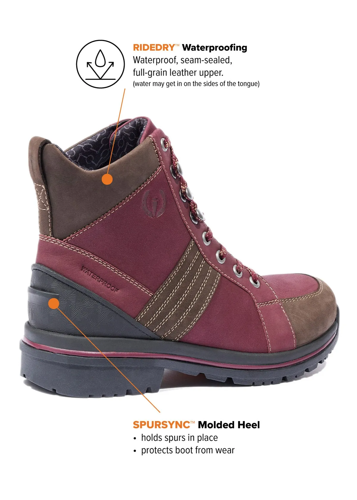 Trail Blazer Waterproof Lace Up Barn Boot