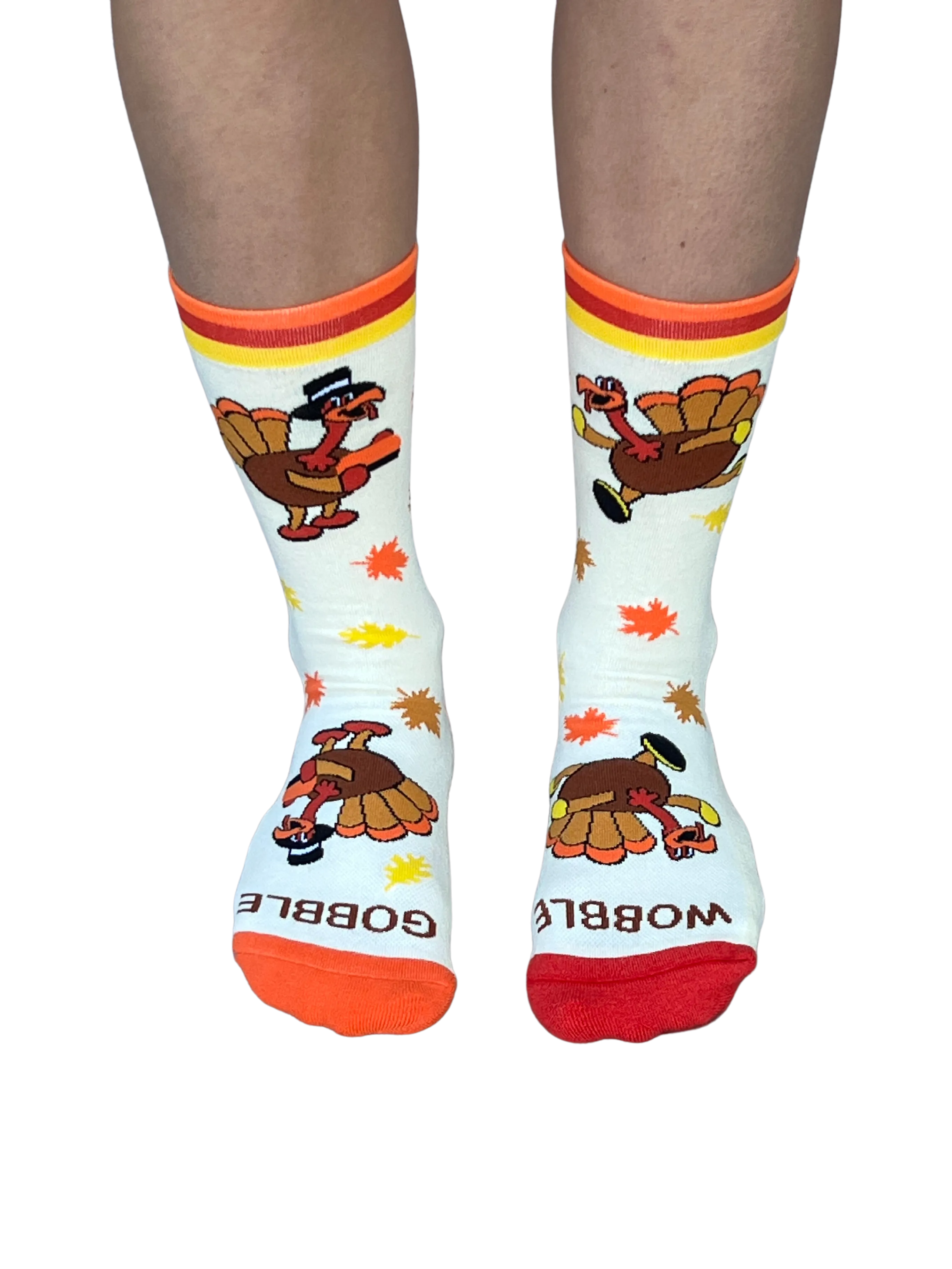 Wobble/Gobble crew socks