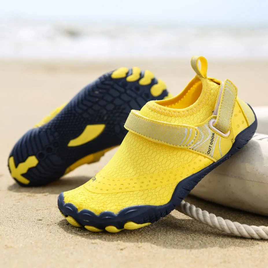 Women’s Water Shoes Barefoot Quick Dry Aqua Sports - Yellow Size EU36 = US3.5
