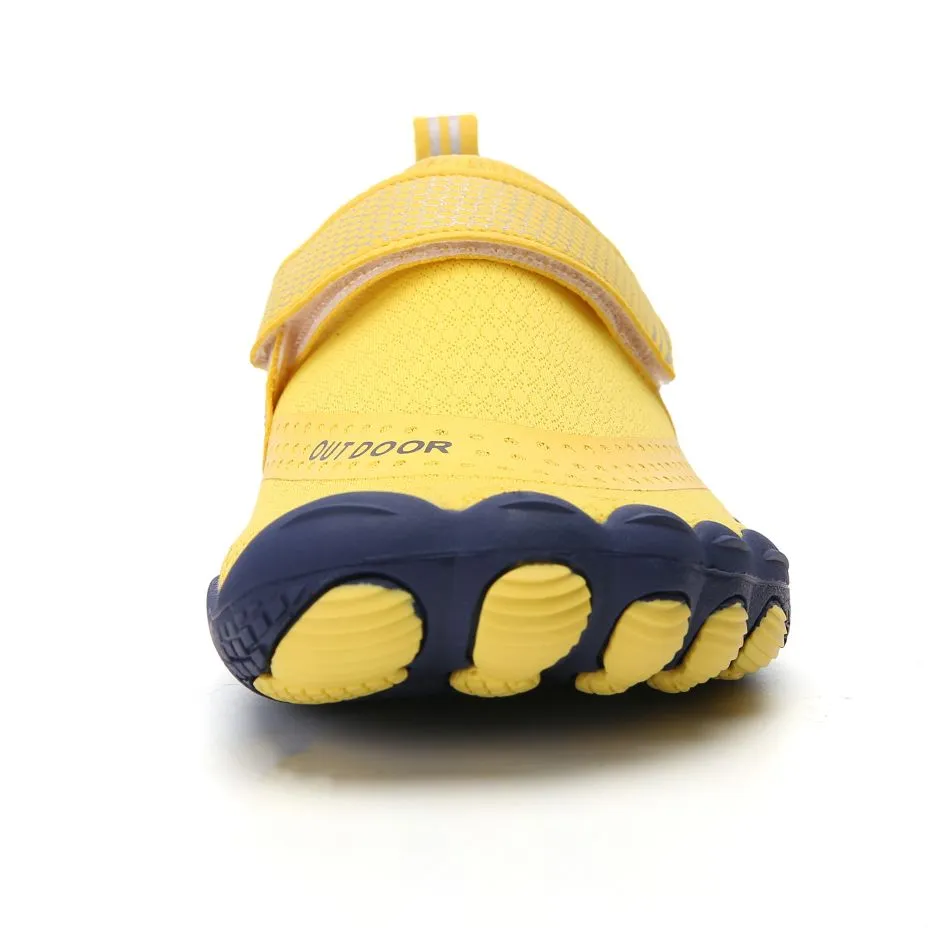 Women’s Water Shoes Barefoot Quick Dry Aqua Sports - Yellow Size EU36 = US3.5