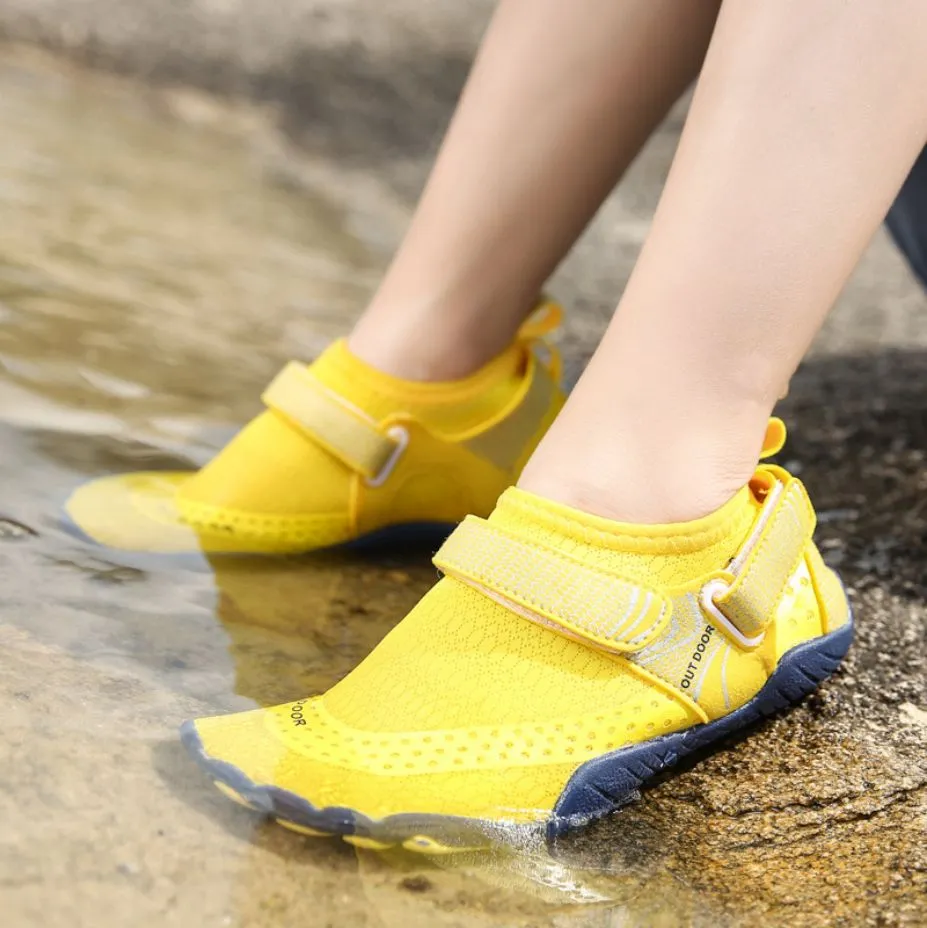 Women’s Water Shoes Barefoot Quick Dry Aqua Sports - Yellow Size EU36 = US3.5