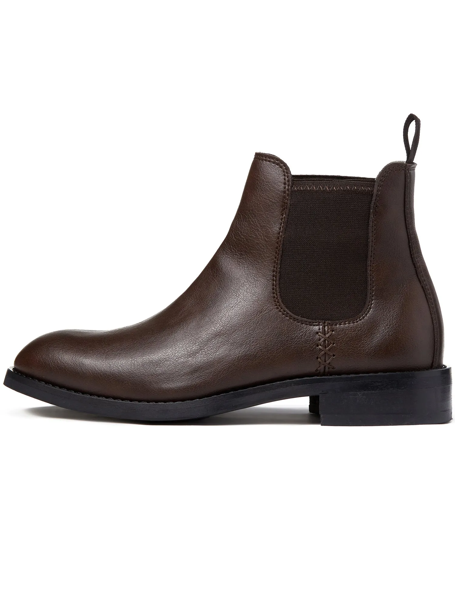 Women's Waterproof Chelsea Boots by Will's Vegan Shoes (Black, Dark Brown)