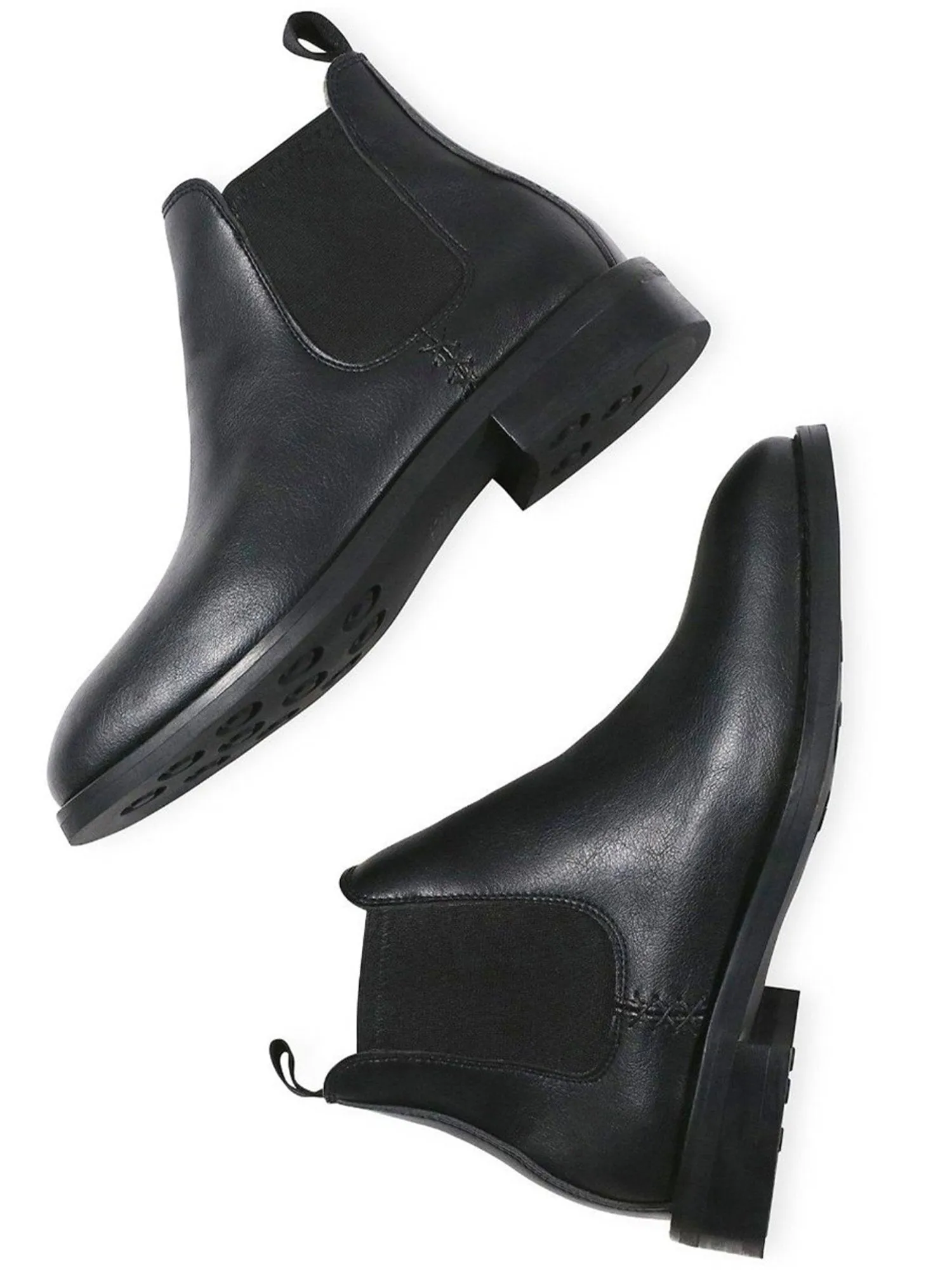 Women's Waterproof Chelsea Boots by Will's Vegan Shoes (Black, Dark Brown)